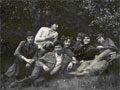 Od l. J. Potepa, D. Padniewski, J. Dwulit, A. Flatow, ?, T. Wyszynski,  M. Mokracki.